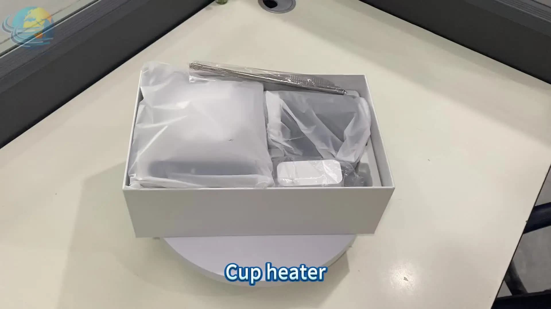 桌面电动饮品制冷加热垫，带LED显示屏，快速冷饮机加热器，适用于奶茶、啤酒、办公室和家庭使用