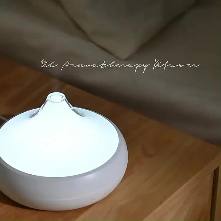 新款香薰机 仿真七色火焰 家用桌面加湿器 创意裂纹火焰 耐用