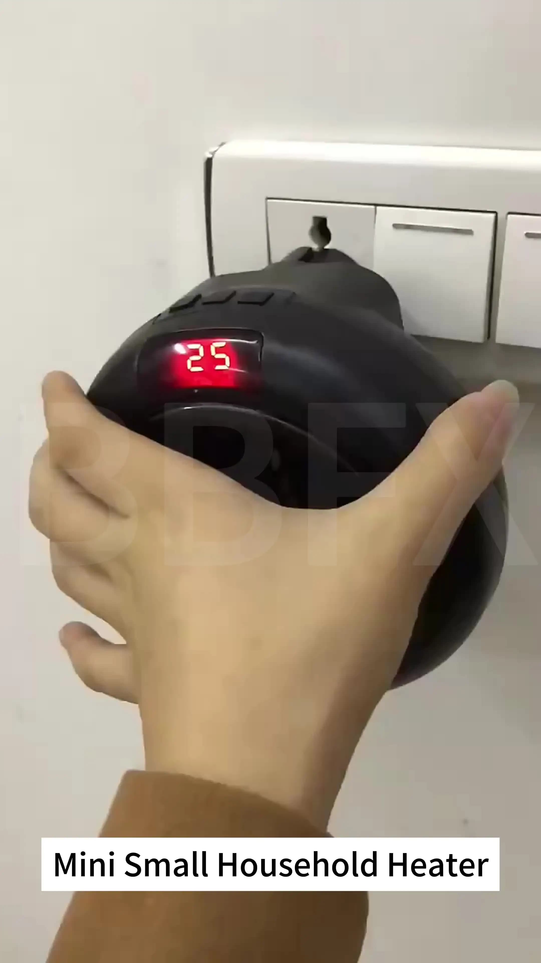 迷你小型家用取暖器 快速加热热风机 桌面便携壁挂圆形电暖器