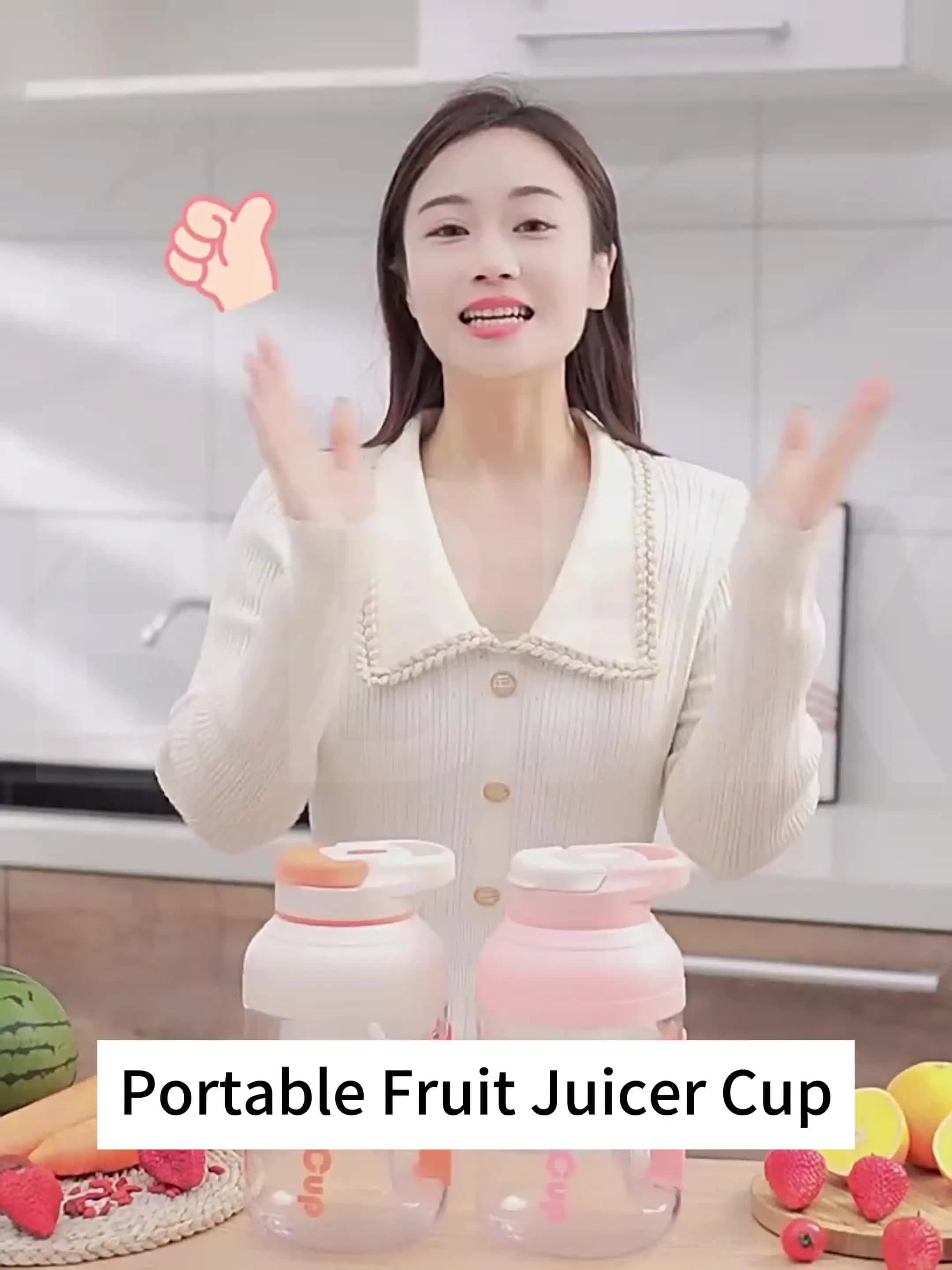 无线多功能榨汁杯 家用高颜值电动榨汁机 大容量户外便携电动果汁杯