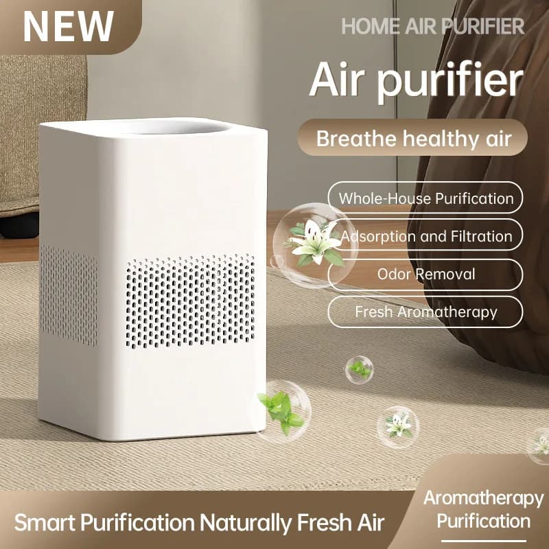 家用静音USB空气净化器 内置香薰功能 小型个人离子发生器 USB插头 消除异味花粉 3
