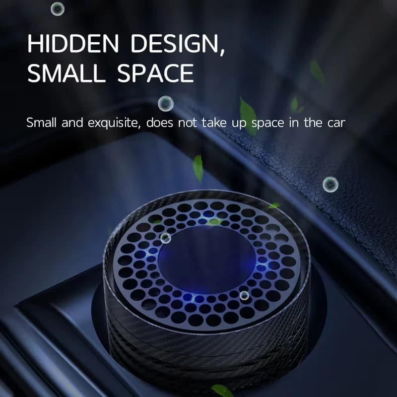 新款车载空气净化器 迷你负离子便携式小型车载消毒净化器 3