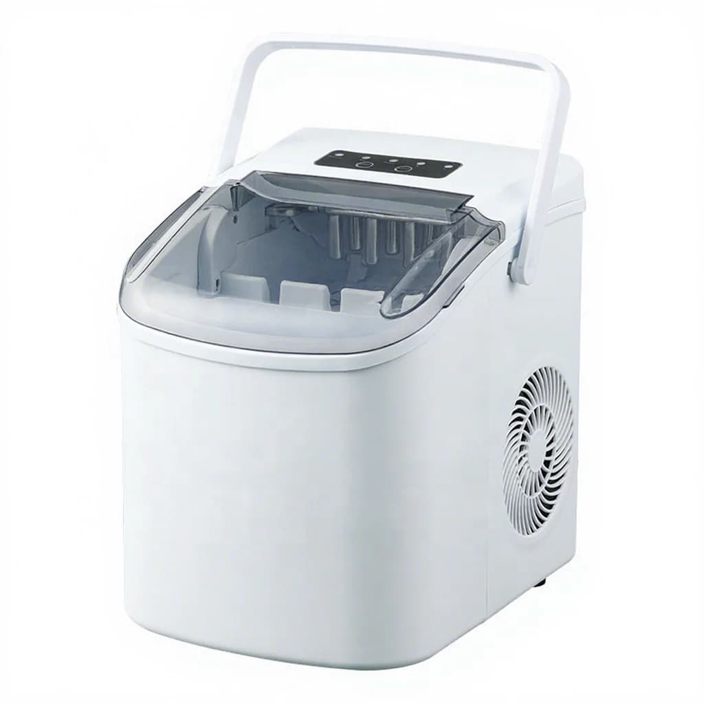 Removable Handle Design Ice Maker 3 Layers of Insulation for Long-lasting Ice Retention Large Ice Storage Capacity