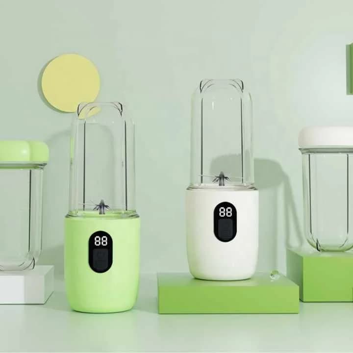 数字屏显示榨汁机便携式水果搅拌机家用小型多功能电动果蔬榨汁机 5