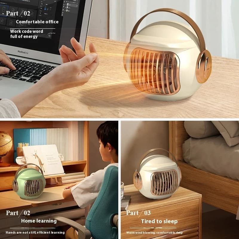 高品质连续恒温取暖器 立式家用取暖器 快速加热 冷暖两用 小型取暖器 7