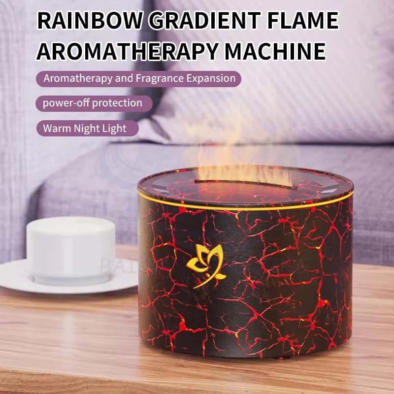 自动喷雾香薰机 桌面火焰加湿器 家用雾量香薰机 6