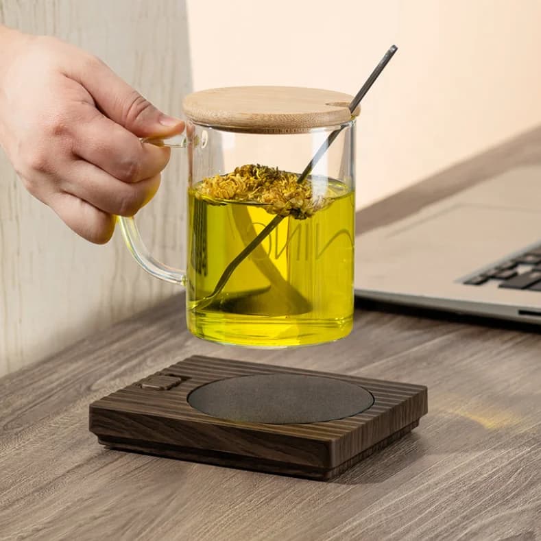 恒温杯架 可调温控 2级 USB杯架 恒温底座套装 2