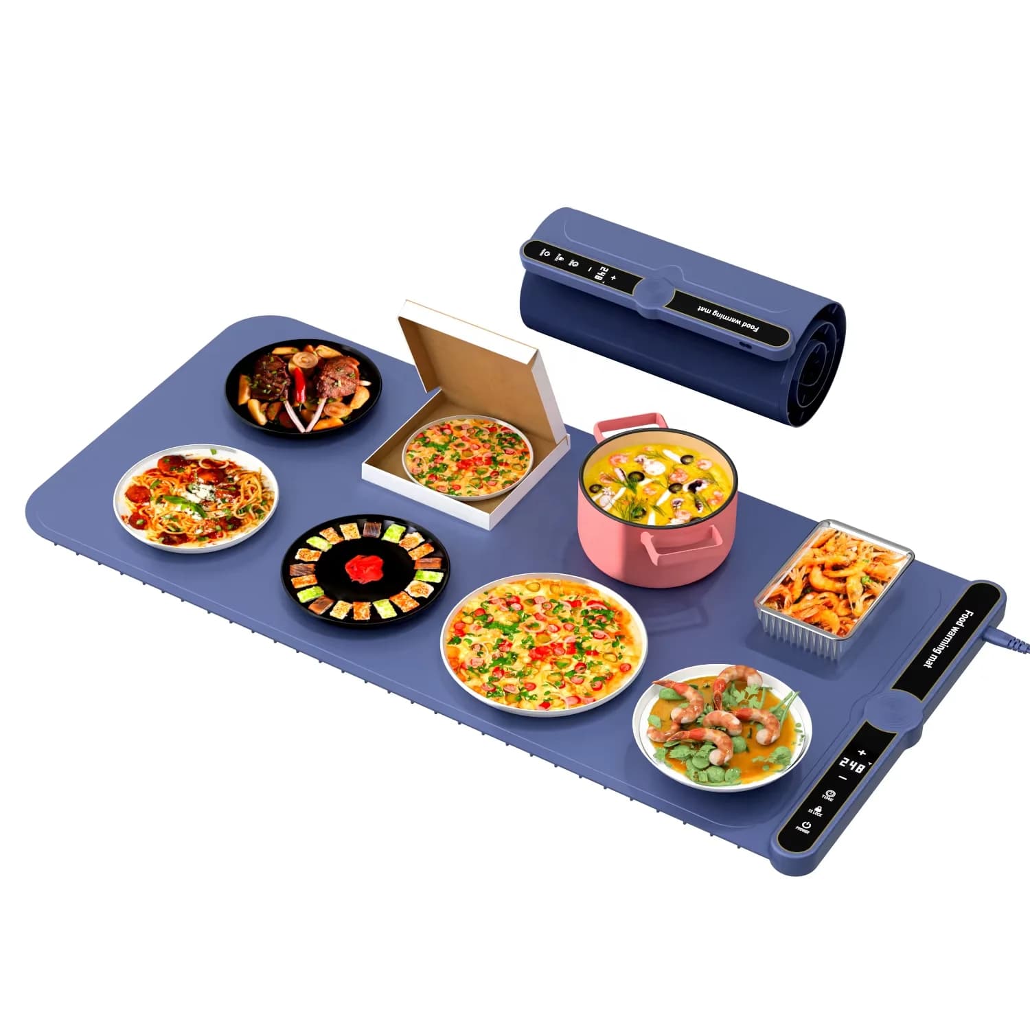 适用于多种餐具保温板智能恒温加热板多功能板食物加热垫 3