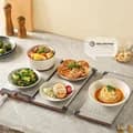 多温可调加热托盘 可折叠互锁保温托盘 家用多功能桌面食物