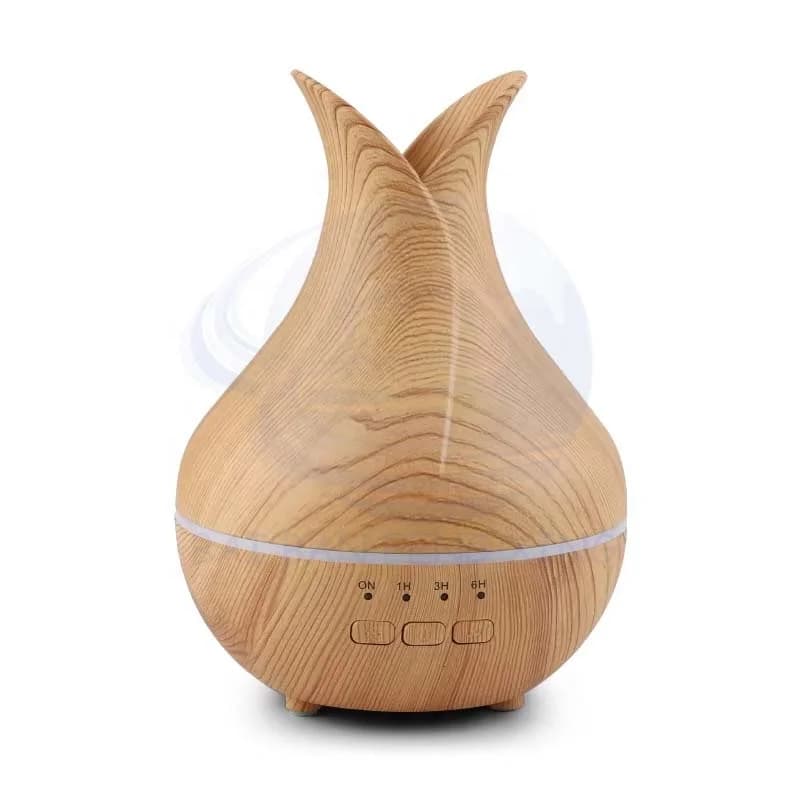 自动喷香精油加湿器木纹香薰机超声波酒店扩香器带遥控 3
