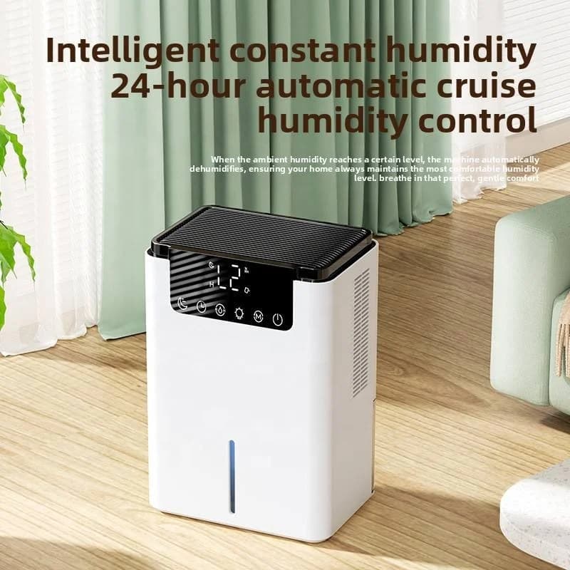 高性能便携式除湿机，带LED显示屏水位指示自动关机静音除湿器，适用于小空间 2