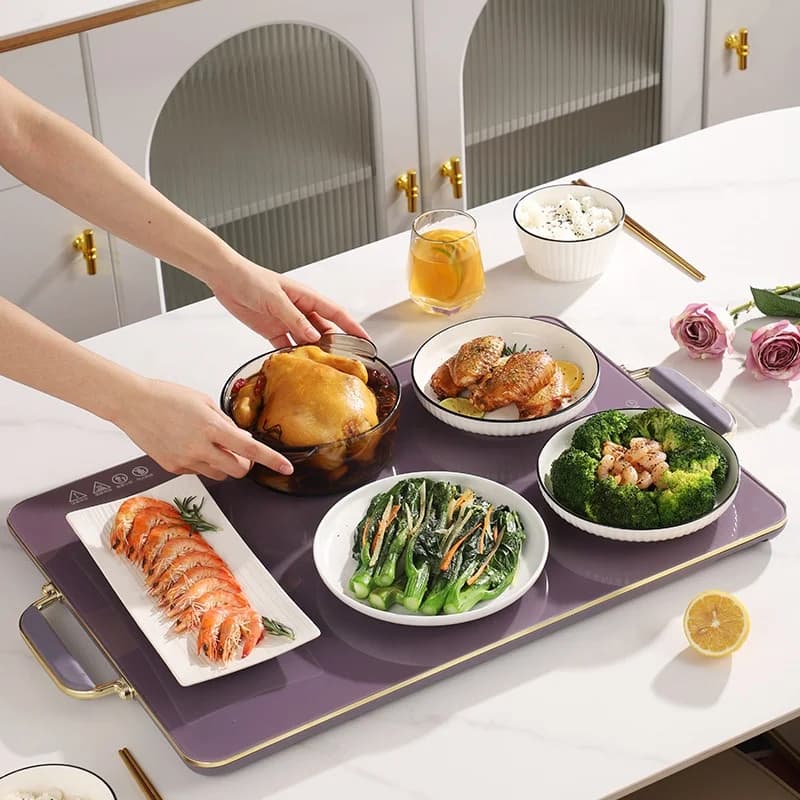 高价值保温板 精美外观 餐食恒温加热保温板 家用方形加热板 3