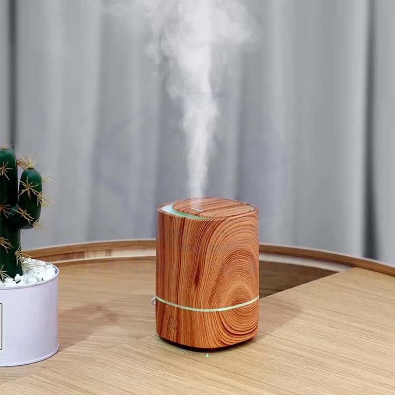 超声波木纹香薰机精油扩香器USB桌面加湿器家用香薰