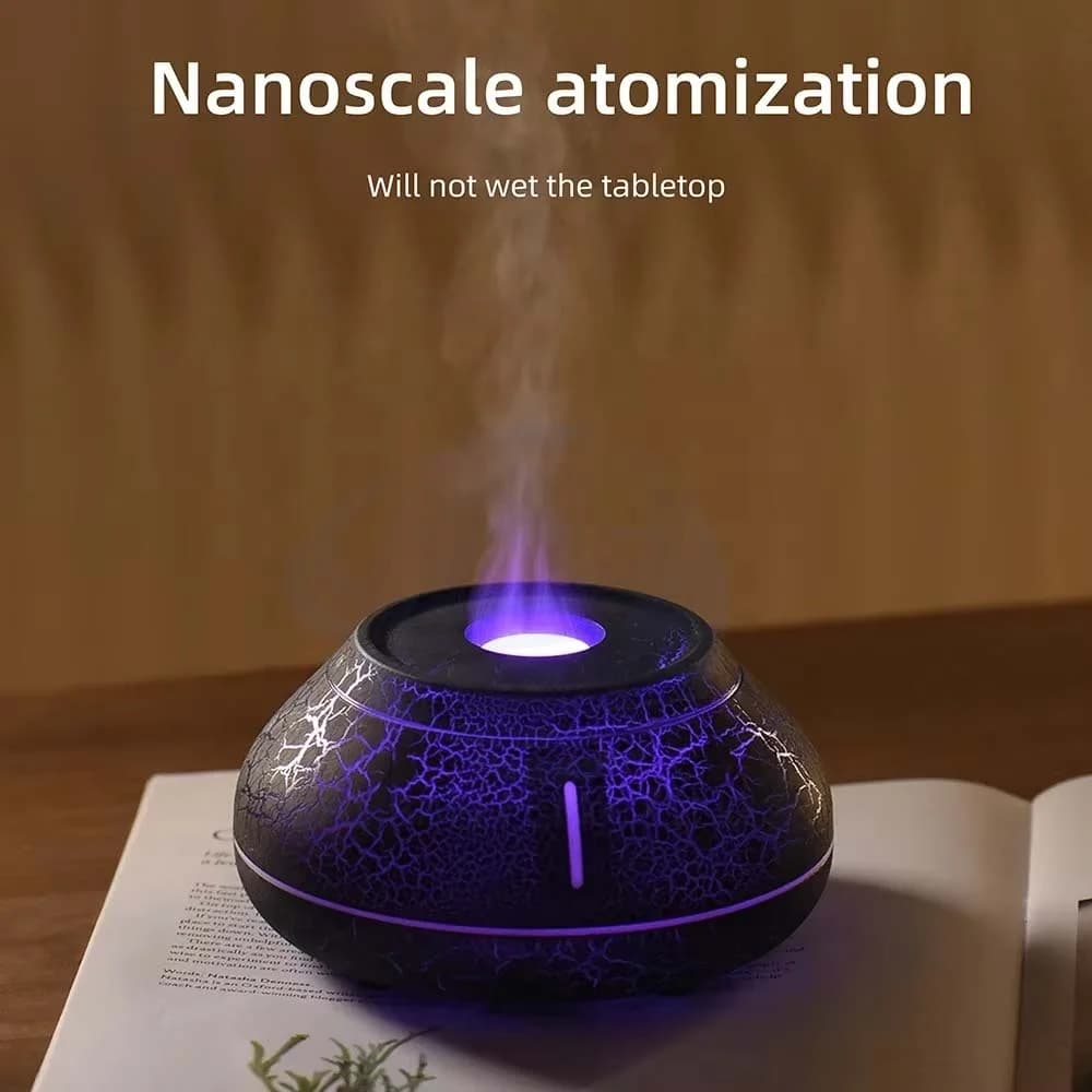 新款火焰香薰机 仿真火焰喷雾器 USB 家用卧室加湿香氛氛围灯 7