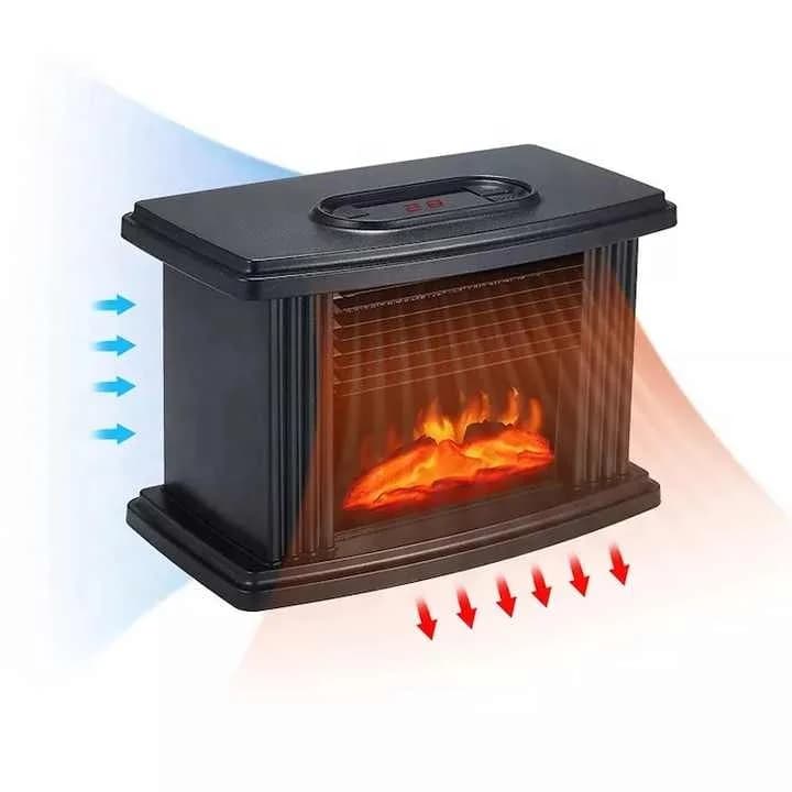 壁炉造型取暖器 家用客厅卧室仿真火焰取暖器 快速加热 小型台式取暖器 2