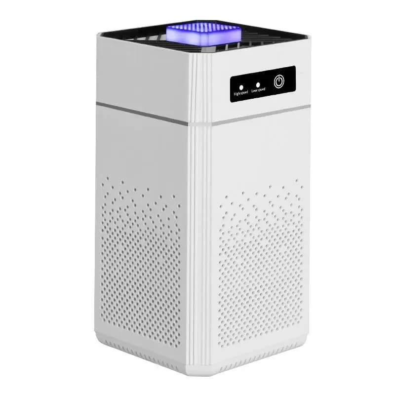 2-in-1 USB Air Purifier Night Light Compact Ionizer with Adjustable Wind Speed No Filter Portable Air Freshener for Home Travel 5