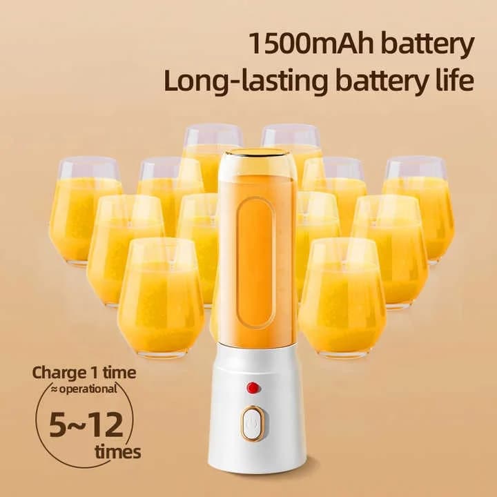 新款大功率榨汁杯 便携USB充电小型辅助碎冰家用多功能榨汁机 5