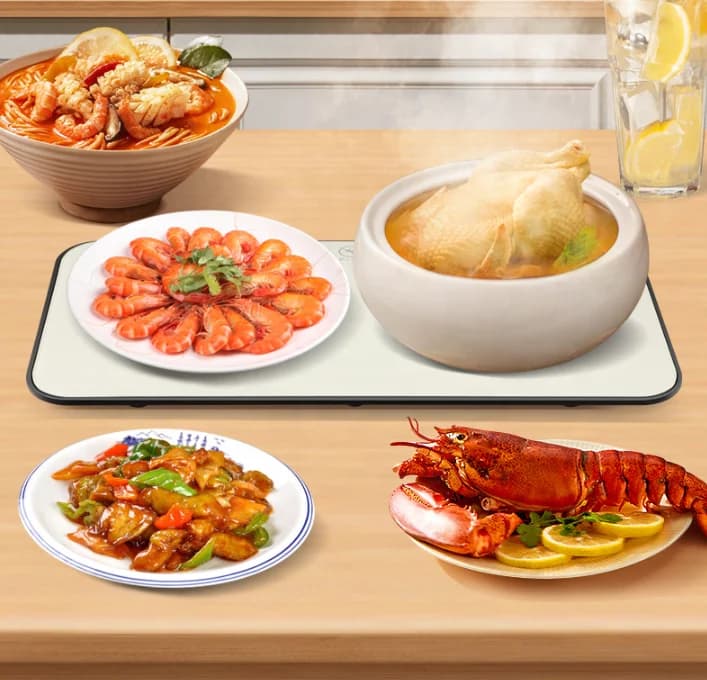 不挑餐具暖菜板 快速加热保温板 家用多功能智能电热板 3