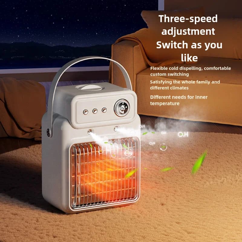 冬季取暖快速升温大功率取暖器家用智能桌面电暖器快速升温大面积送暖器 3
