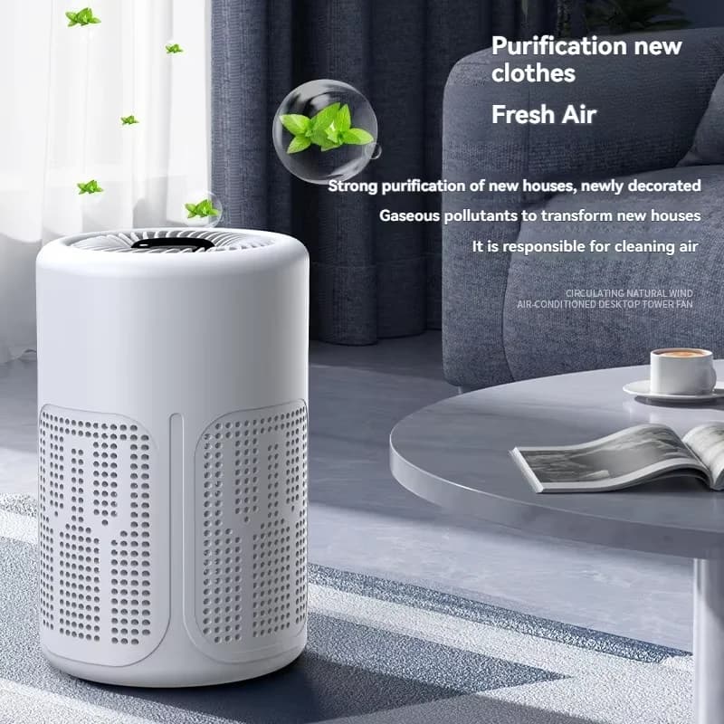 High-Efficiency Filter Air Purifier Aroma Diffuser 2 in 1 Remove Smoke Dust Pollen with Aromatherapy Tablets USB Plug-in Air 3