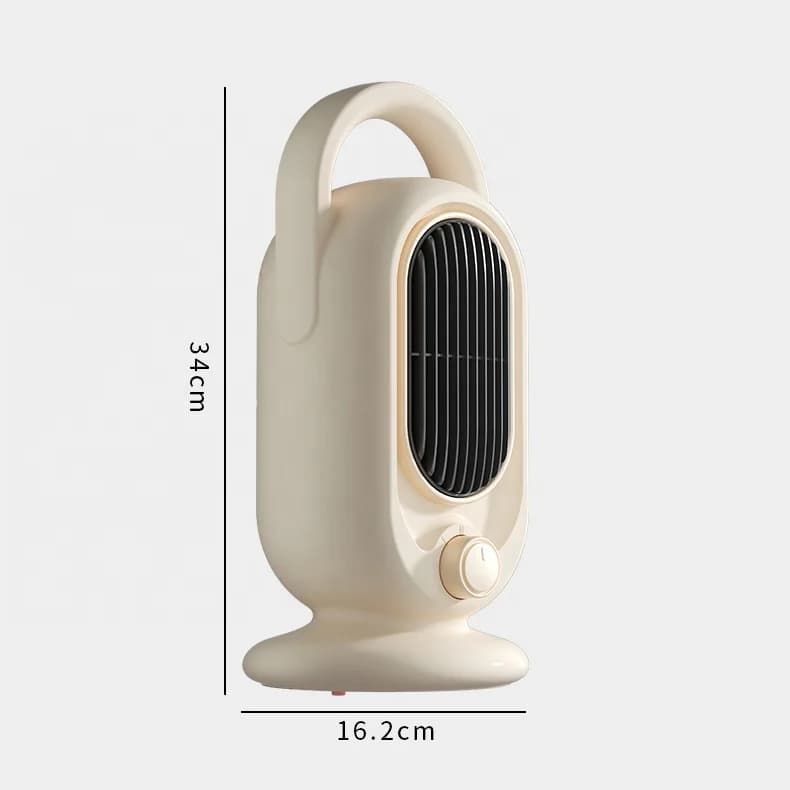 迷你立式PTC桌面取暖器 带遥控 可调温控 快速加热 1200W 适用于卧室和办公室 4