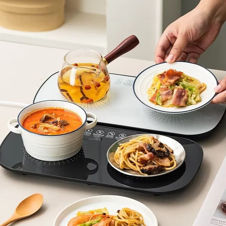 家用智能恒温加热板 多功能饭菜加热板 可解冻 可温酒暖菜工具 2