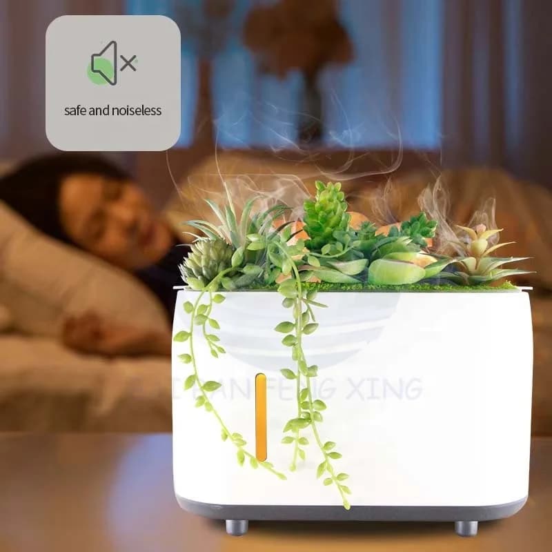 仿真植物加湿器 音乐家大雾量香薰加湿器 5