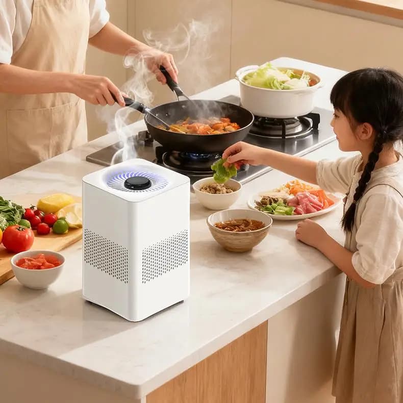 家用静音USB空气净化器 内置香薰功能 小型个人离子发生器 USB插头 消除异味花粉 4