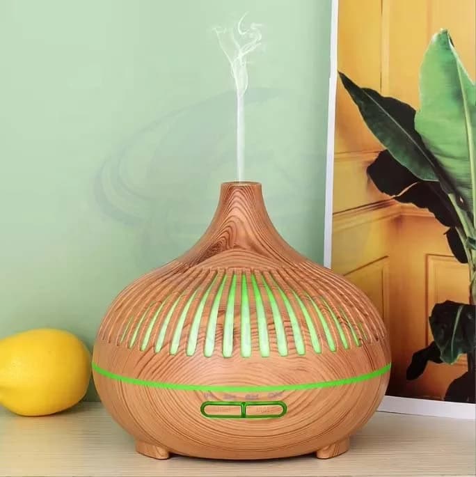 洋葱镂空香薰机 木纹洋葱加湿器 办公室补水仪 适用于多种场景 6