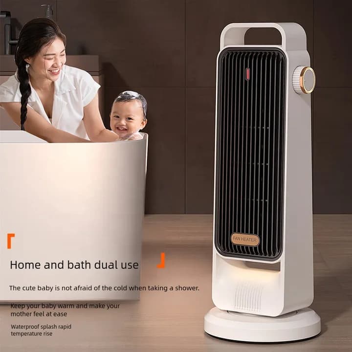 新款立式摇头大功率家用取暖器 桌面速热电暖器 冬季速热器 4
